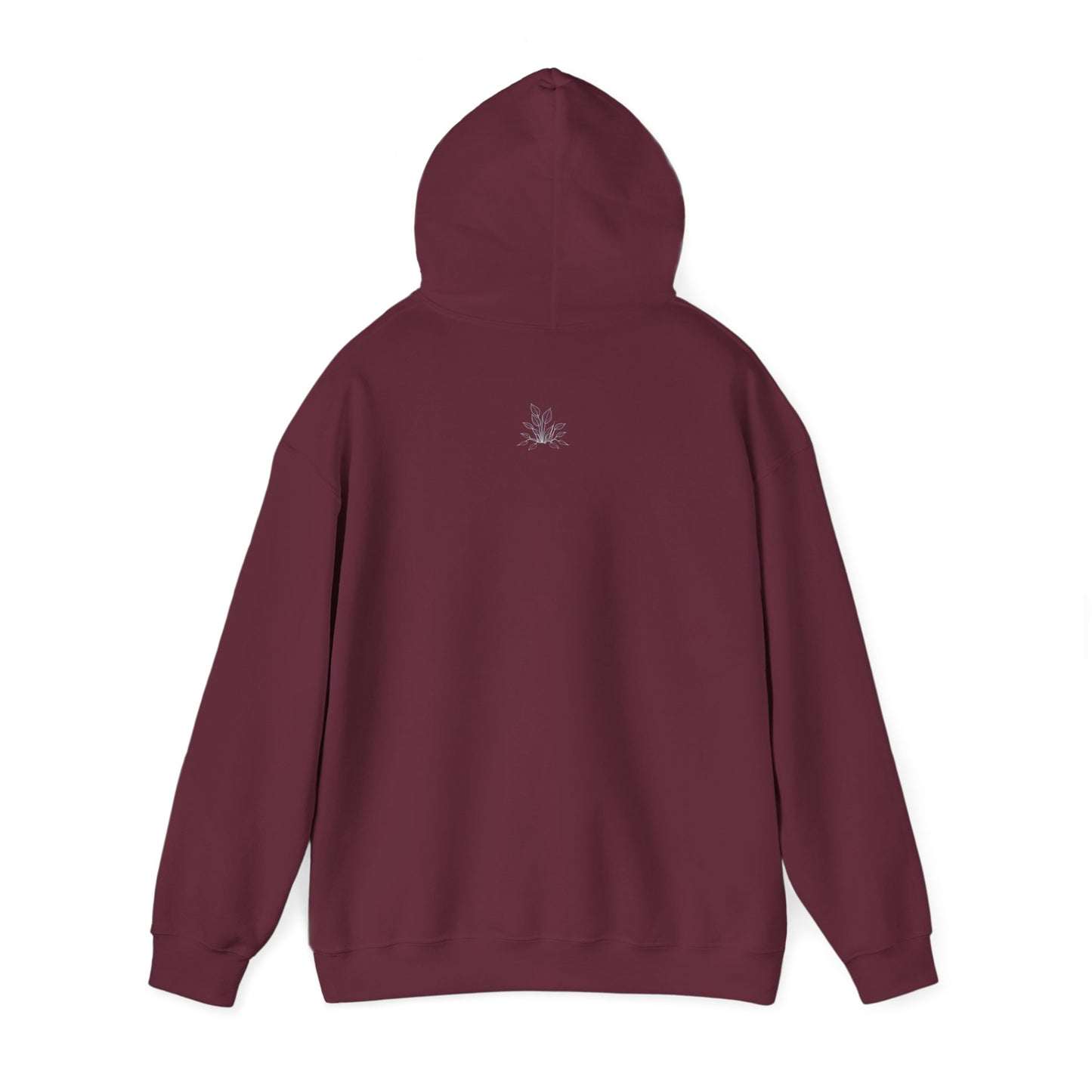 Unisex "Grow" hoody (Maroon)